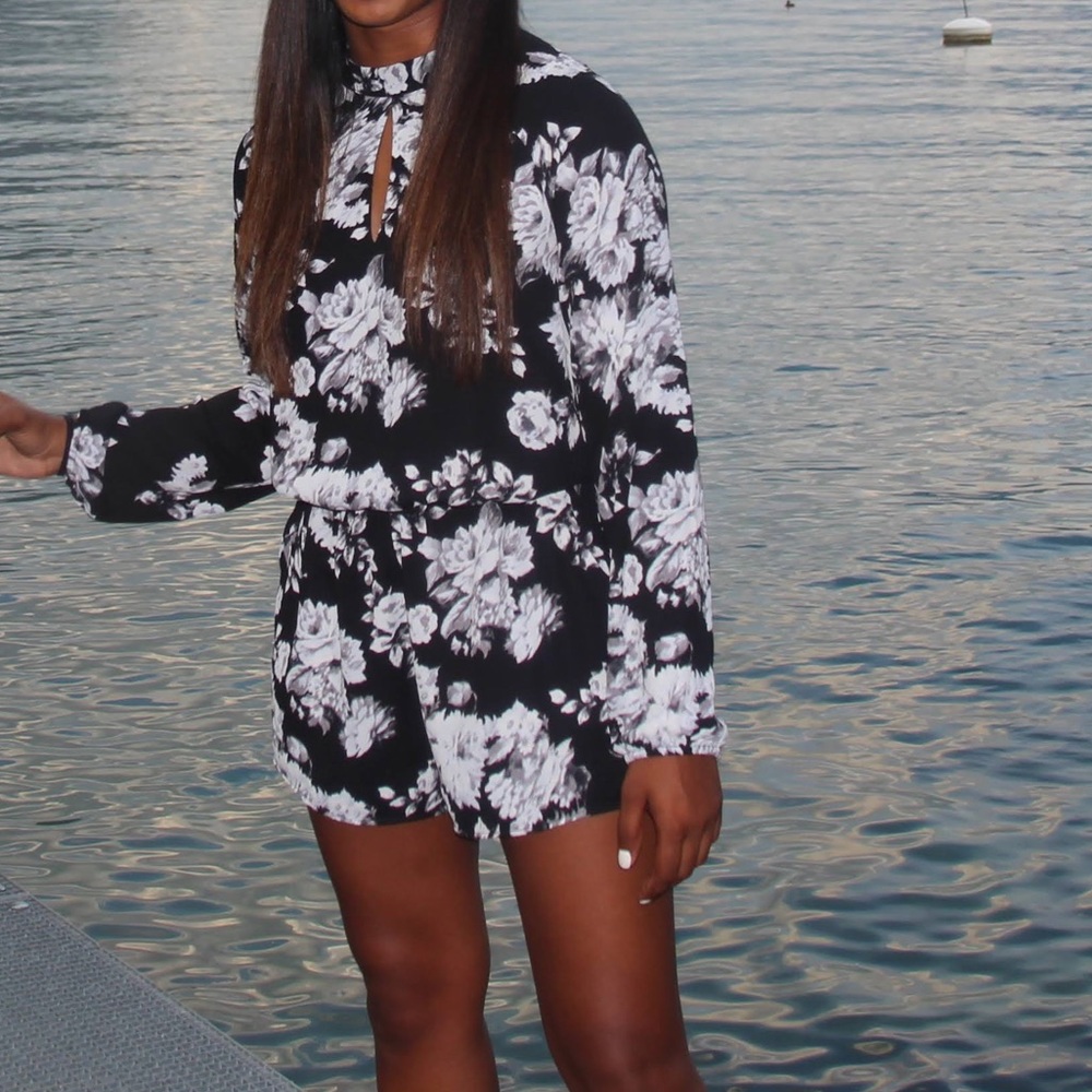 Long sleeve romper